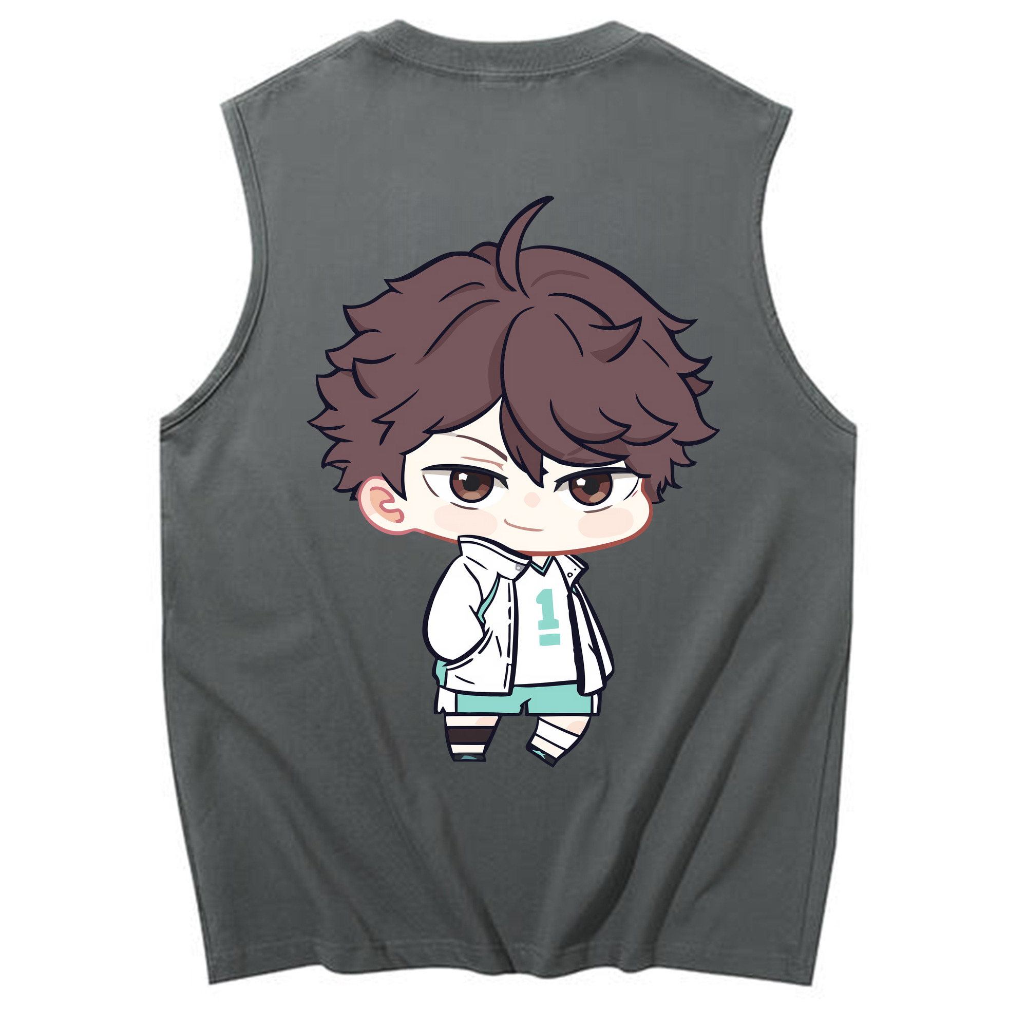 （画像用） ハイキュー!! Haikyu!! コットン100％タンクトップ（背面プリント）